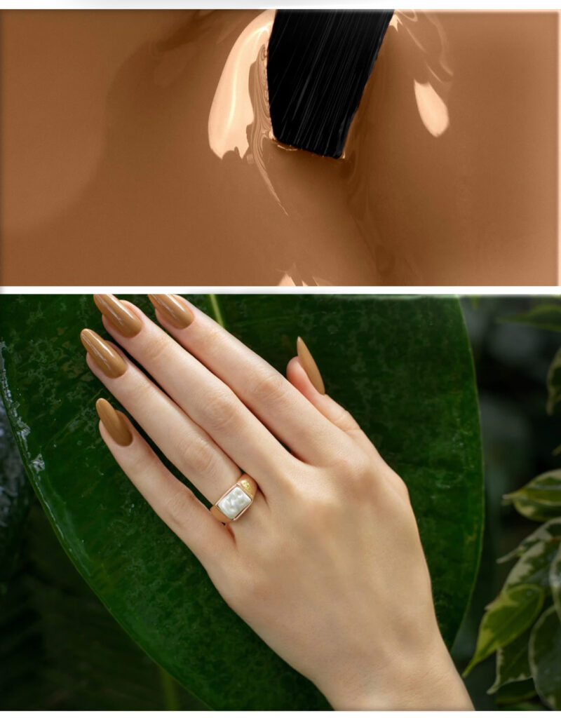 Love your nature neon nail