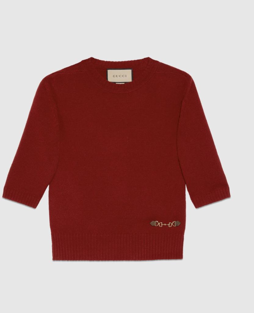 Maglione rosso Gucci