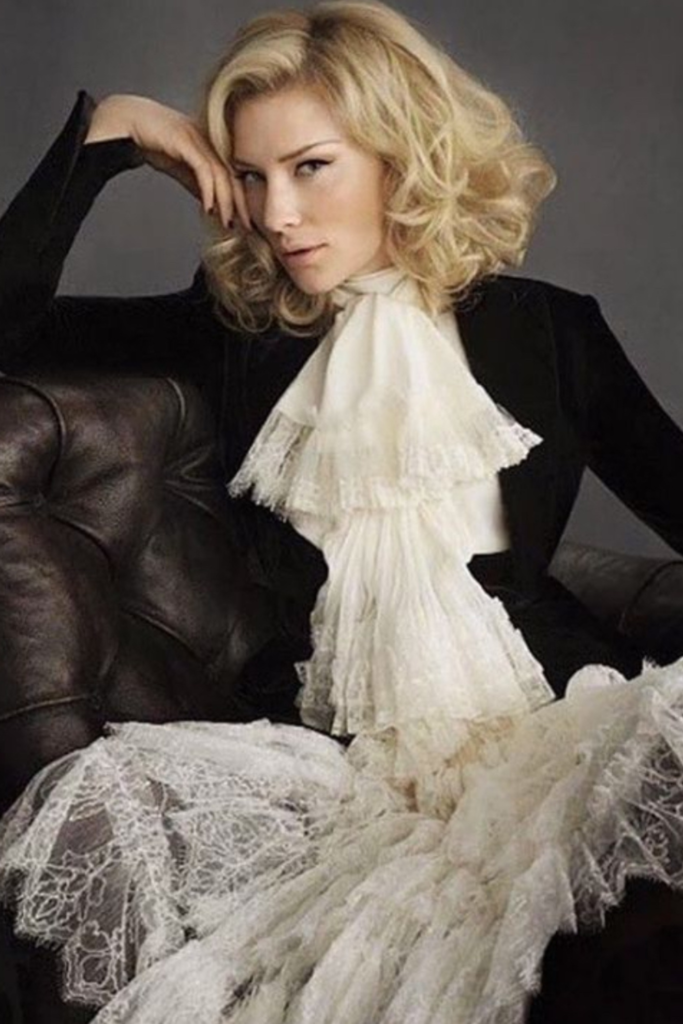 PHOTO: @fashiontextilegallery - Cate Blanchett by Richard Bailey
