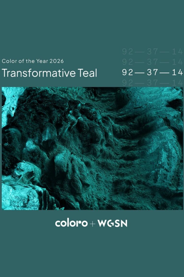 Transformative Teal Colore Dellanno 2026 Per Coloro E Wgsn