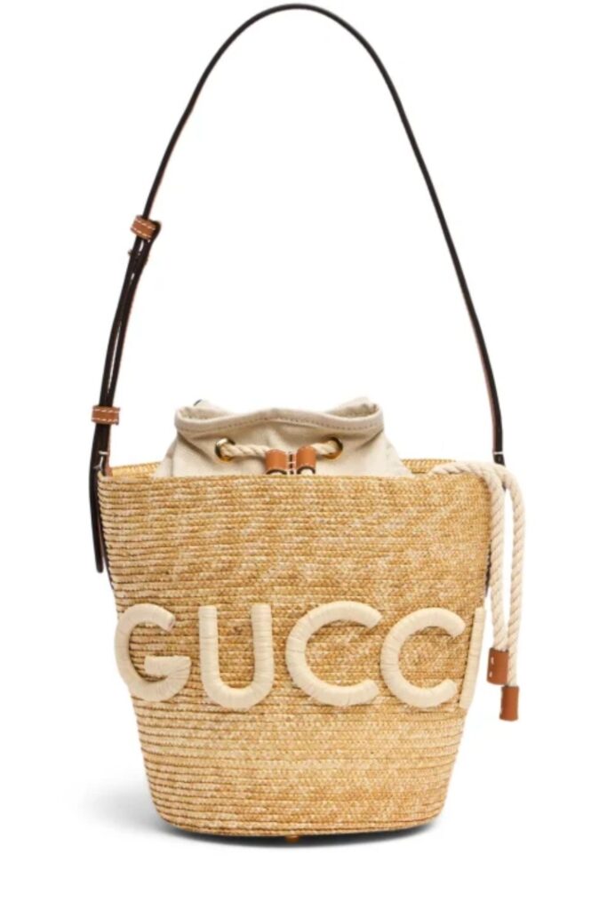 Gucci borsa di paglia