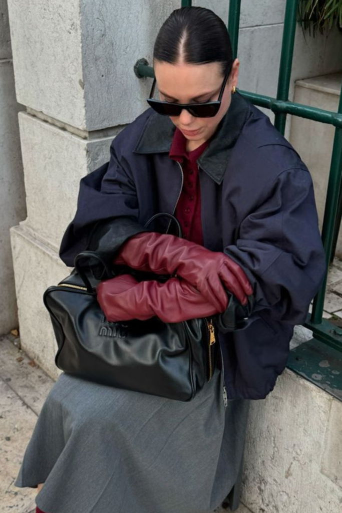 Accessori burgundy